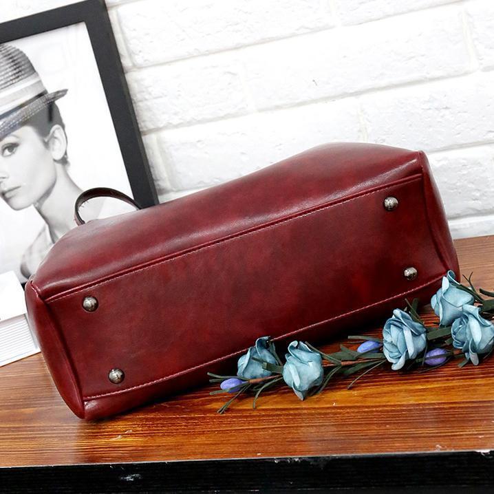 đNĆi Vintage NĂ©gyrĂ©szes Nagy KapacitĂĄsĂș, EgyszĂnƱ Crossbody VĂĄlltĂĄska