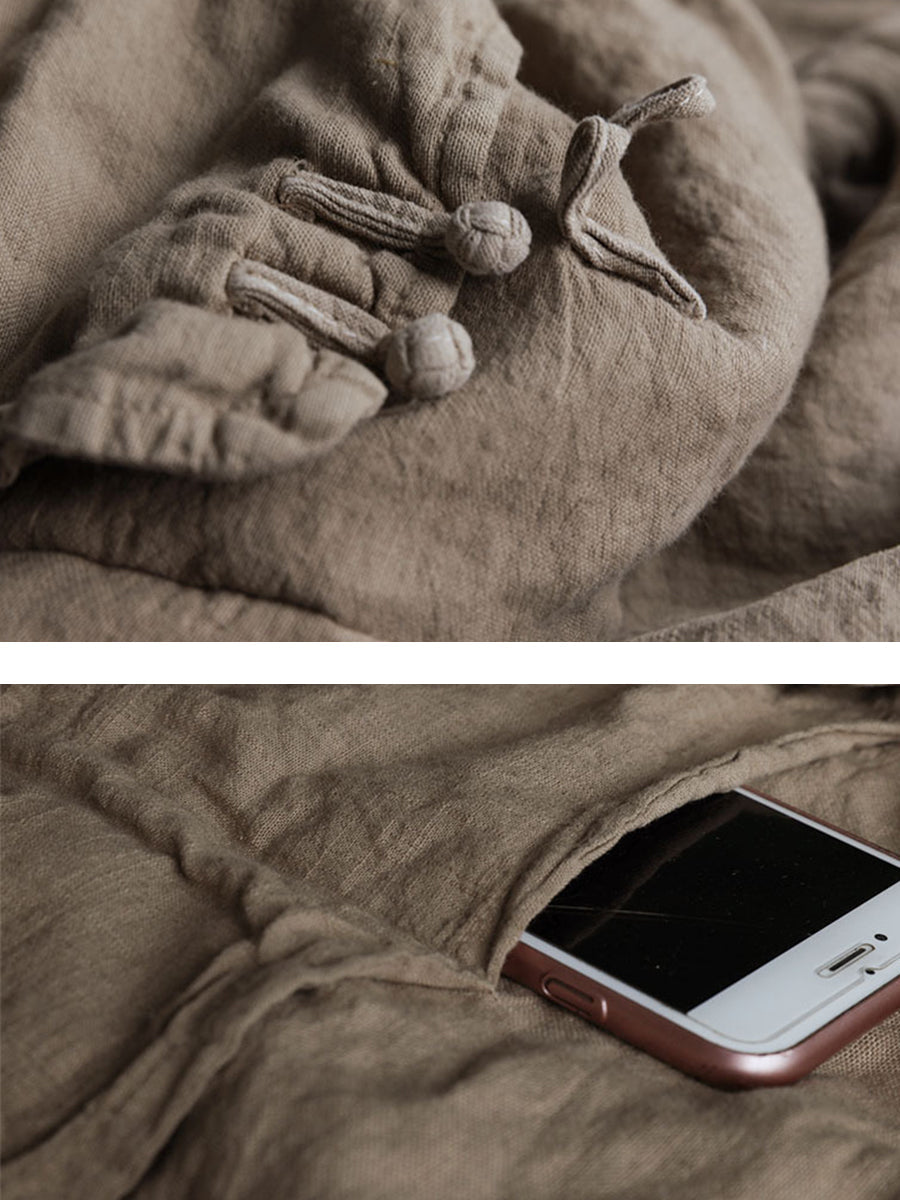 Retró Egyszínű Nagy Űrtartalmú Vászon Vászon Válltáska