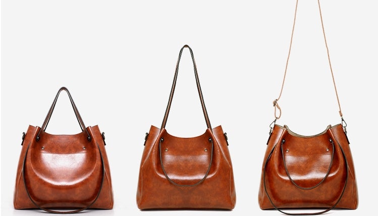 👜Női Vintage Négyrészes Nagy Kapacitású, Egyszínű Crossbody Válltáska