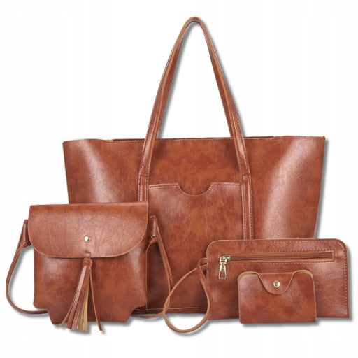 👜Női Shopper Táska-Szett Bőr Válltáska Tágas