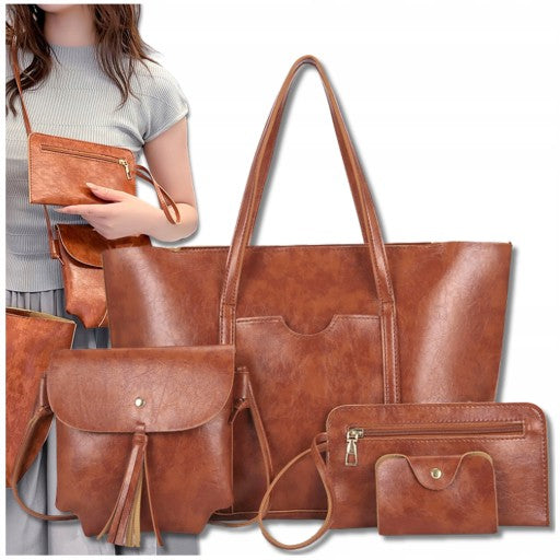 👜Női Shopper Táska-Szett Bőr Válltáska Tágas