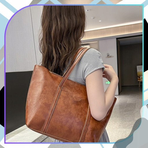 👜Női Shopper Táska-Szett Bőr Válltáska Tágas